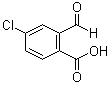 structure of CAS# 4657-56-1, 4-Chloro-2-formylbenzoic acid