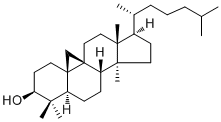 Cycloartanol molecular structure (CAS 4657-58-3)