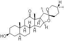海柯吉宁分子结构 (CAS 467-55-0)