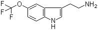 5-(Trifluoromethoxy)-1H-indole-3-ethanamine molecular structure (CAS 467452-24-0)