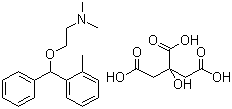 枸櫞酸奧芬那君分子结构 (CAS 4682-36-4)