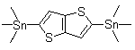 2,5-Bis(trimethylstannyl)thieno[3,2-b]thiophene molecular structure (CAS 469912-82-1)