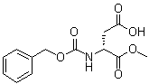 N-[(Phenylmethoxy)carbonyl]-D-aspartic acid 1-methyl ester molecular structure (CAS 47087-37-6)