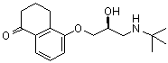 Levobunolol molecular structure (CAS 47141-42-4)