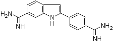 4',6-双脒基-2-苯基吲哚分子结构 (CAS 47165-04-8)
