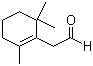 2,6,6-三甲基-1-环己烯基乙醛分子结构 (CAS 472-66-2)