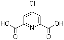 4-Chloro-2,6-pyridinedicarboxylic acid molecular structure (CAS 4722-94-5)