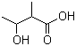 2-甲基-3-羟基丁酸分子结构 (CAS 473-86-9)