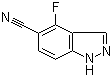 4-Fluoro-1H-indazole-5-carbonitrile molecular structure (CAS 473416-81-8)