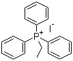 结构式 CAS# 4736-60-1, 三苯基乙基碘化鏻; 乙基三苯基碘化鏻