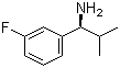 (1R)-1-(3-Fluorophenyl)-2-methylpropylamine molecular structure (CAS 473733-18-5)