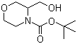structure of CAS# 473923-56-7, tert-Butyl 3-(hydroxymethyl)morpholine-4-carboxylate