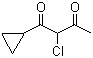 结构式 CAS# 473924-31-1, 2-氯-1-环丙基-1,3-丁二酮