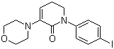 1-(4-Iodophenyl)-3-morpholino-5,6-dihydropyridin-2(1H)-one molecular structure (CAS 473927-69-4)