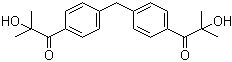 结构式 CAS# 474510-57-1, 1,1'-(亚甲基二-4,1-亚苯基)双[2-羟基-2-甲基-1-丙酮]