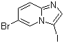 6-Bromo-3-iodoimidazo[1,2-a]pyridine molecular structure (CAS 474706-74-6)