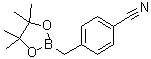 4-[(4,4,5,5-Tetramethyl-1,3,2-dioxaborolan-2-yl)methyl]benzonitrile molecular structure (CAS 475250-43-2)