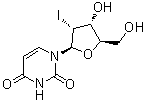 structure of CAS# 4753-03-1, 2'-Iodo-2'-deoxyuridine
