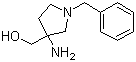 structure of CAS# 475469-13-7, (3-Amino-1-benzylpyrrolidin-3-yl)methanol