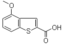 4-Methoxybenzothiophene-2-carboxylic acid molecular structure (CAS 476199-14-1)