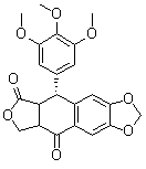 鬼臼脂毒酮分子结构 (CAS 477-49-6)
