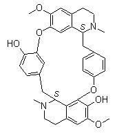 Chondrodendrine molecular structure (CAS 477-60-1)