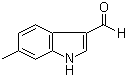 结构式 CAS# 4771-49-7, 6-甲基吲哚-3-甲醛