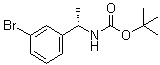 tert-Butyl [(1S)-1-(3-bromophenyl)ethyl]carbamate molecular structure (CAS 477312-85-9)