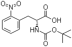 Boc-D-2-nitrophenylalanine molecular structure (CAS 478183-69-6)