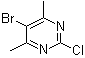 structure of CAS# 4786-72-5, 5-Bromo-2-chloro-4,6-dimethylpyrimidine