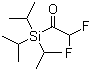 (Difluoroacetyl)tris(isopropyl)silane molecular structure (CAS 478612-79-2)