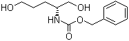 结构式 CAS# 478646-28-5, (R)-2-N-Cbz-氨基戊-1,5-二醇; (R)-(4-羟基-1-羟甲基丁基)氨基甲酸苄酯