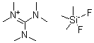 Hexamethylguanidinium difluorotrimethylsiliconate molecular structure (CAS 478945-43-6)