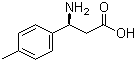 结构式 CAS# 479065-00-4, (S)-3-氨基-3-(4-甲基苯基)丙酸