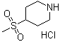 4-(Methylsulfonyl)piperidine hydrochloride molecular structure (CAS 479611-96-6)