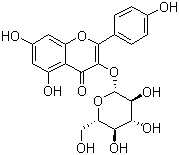 紫云英苷分子结构 (CAS 480-10-4)