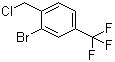 2-溴-1-(氯甲基)-4-(三氟甲基)苯分子结构 (CAS 480438-96-8)