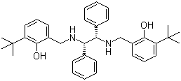 2,2'-[[(1S,2S)-1,2-Diphenyl-1,2-ethanediyl]bis(iminomethylene)]bis[6-(1,1-dimethylethyl)phenol] molecular structure (CAS 481725-63-7)