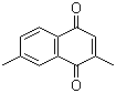 2,7-Dimethyl-1,4-naphthoquinone molecular structure (CAS 482-70-2)