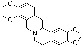 二氢小檗碱分子结构 (CAS 483-15-8)