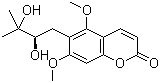 结构式 CAS# 483-90-9, 毛两面针素; 飞龙掌血内酯