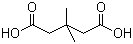 结构式 CAS# 4839-46-7, 3,3-二甲基戊二酸