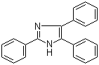 2,4,5-三苯基咪唑分子结构 (CAS 484-47-9)