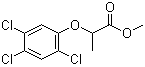 结构式 CAS# 4841-20-7, 2,4,5-涕丙酸甲酯