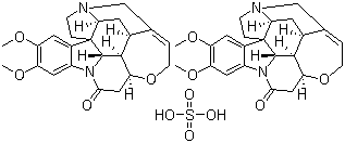structure of CAS# 4845-99-2, Brucine sulfate;2,3-Dimethoxystrychnidin-10-one sulfate