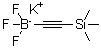 Potassium (T-4)-trifluoro[(trimethylsilyl)ethynyl]borate molecular structure (CAS 485339-09-1)