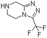 3-(Trifluoromethyl)-5,6,7,8-tetrahydro-[1,2,4]triazolo[4,3-a]pyrazine molecular structure (CAS 486460-21-3)