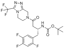 N-Boc-Sitagliptin molecular structure (CAS 486460-23-5)