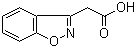结构式 CAS# 4865-84-3, 1,2-苯并异噁唑-3-乙酸
