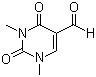 1,3-二甲基尿嘧啶-5-甲醛分子结构 (CAS 4869-46-9)